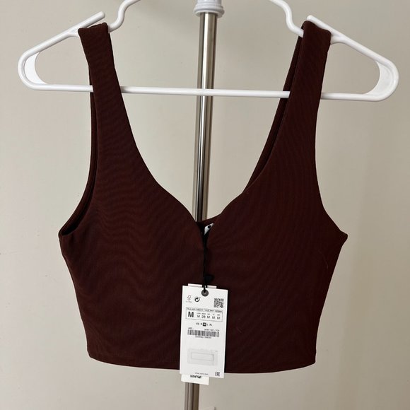 NWT Zara Crop Top - Picture 2 of 2